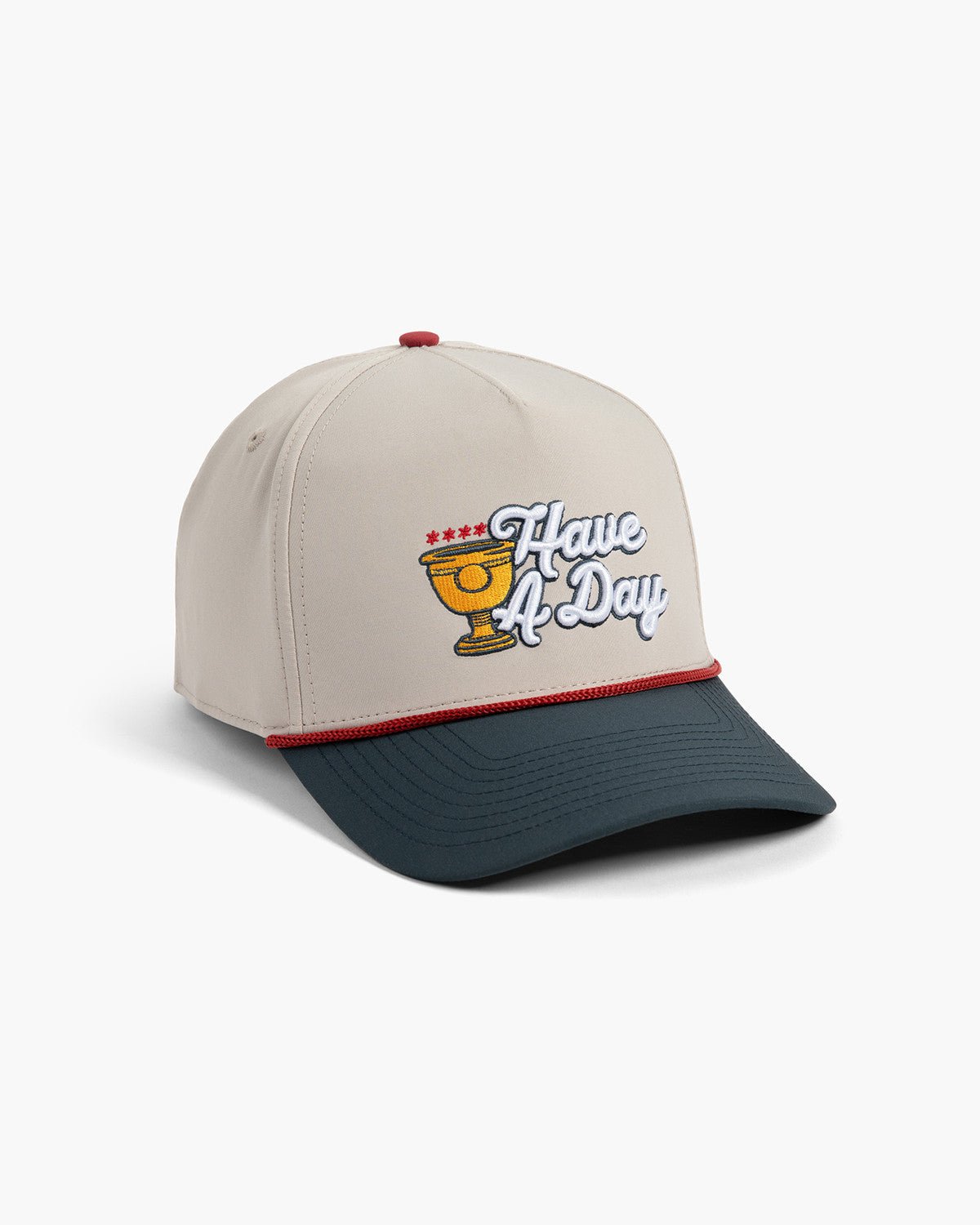 Have A Trophy Day USA Rope Hat Blue - Breezy Golf