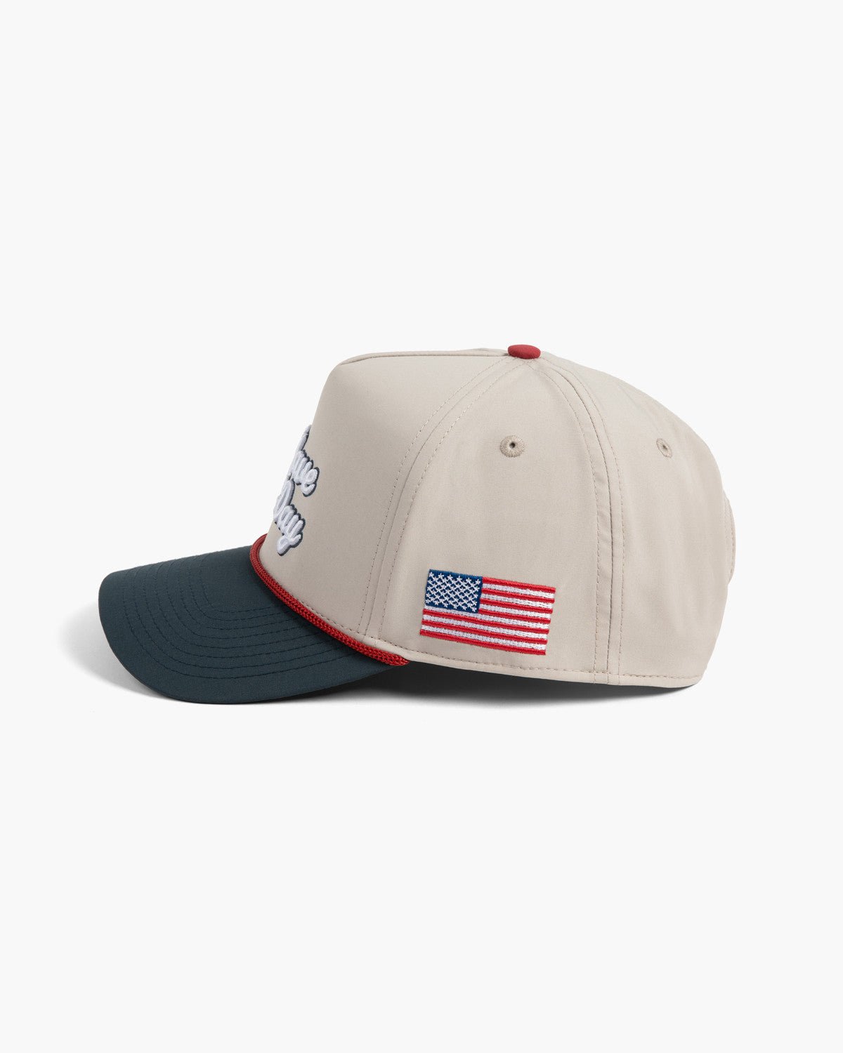 Have A Trophy Day USA Rope Hat Blue - Breezy Golf