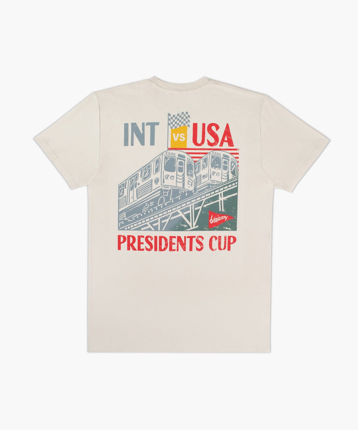 The Breezy World Tour Trains Racing Tee - Breezy Golf