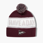 Pom Beanie Maroon - Breezy Golf