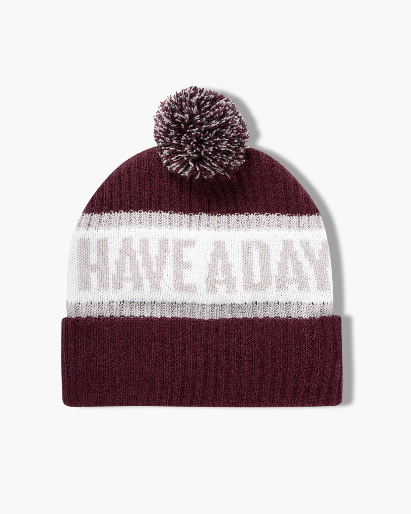 Pom Beanie Maroon - Breezy Golf