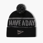 Pom Beanie Black - Breezy Golf