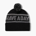 Pom Beanie Black - Breezy Golf