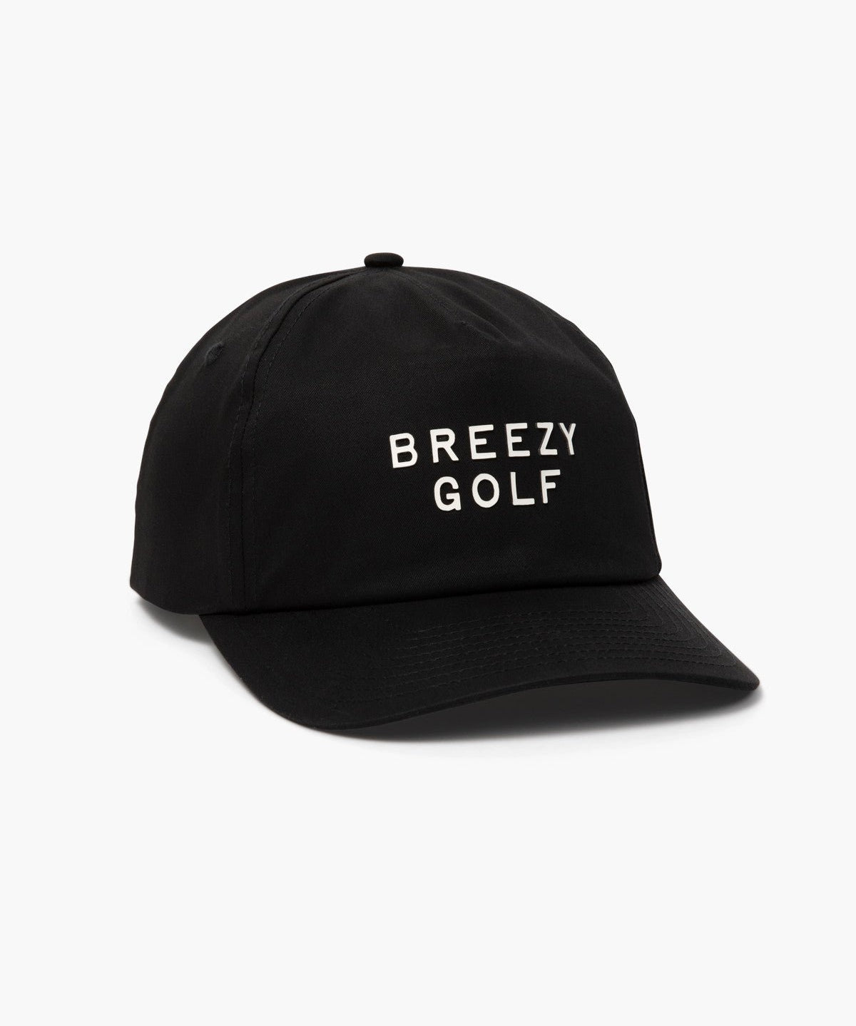 San Serif Black Unstructured Hat - Breezy Golf