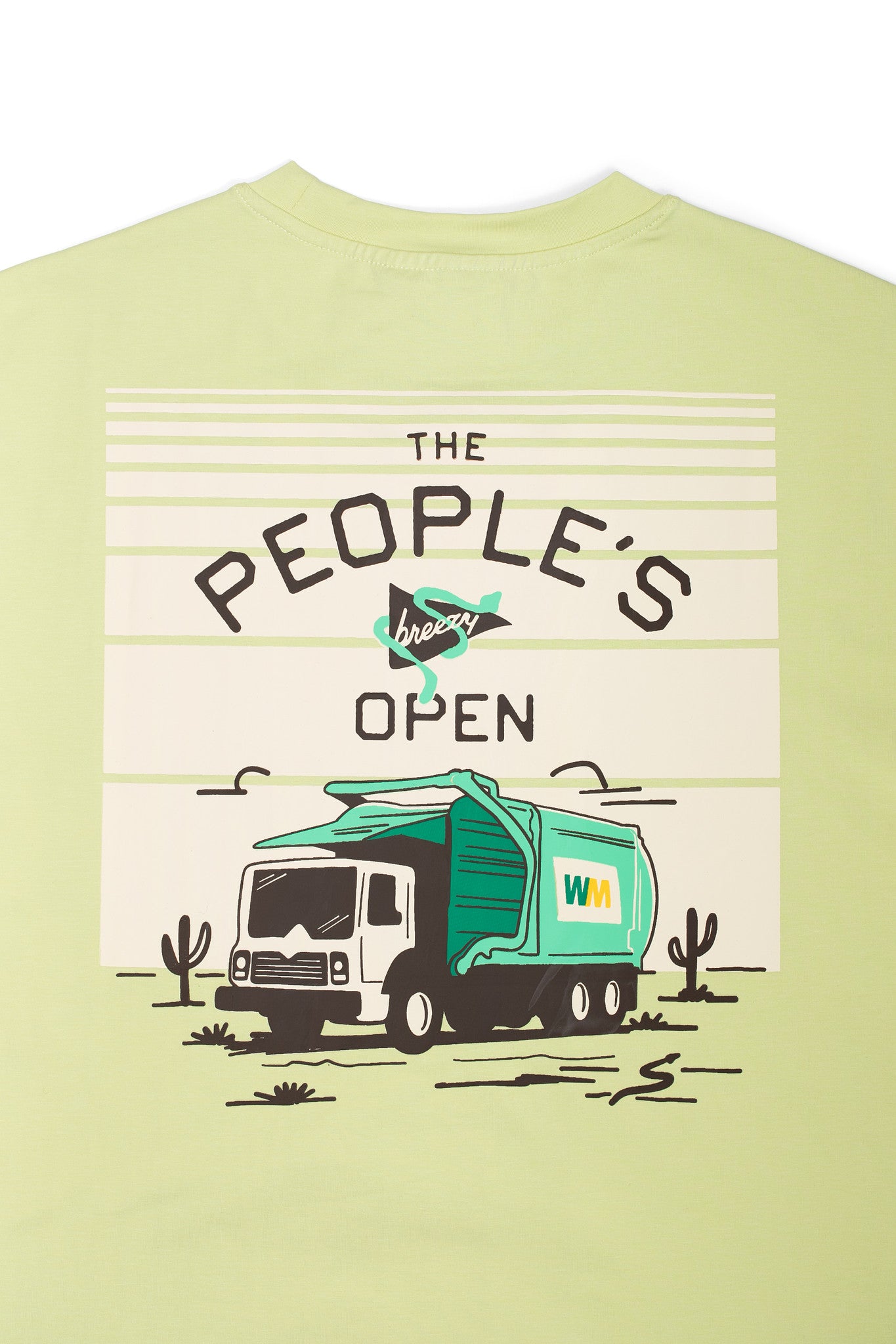WM Phoenix Open x Breezy The People's Open Green T Shirt | Breezy Golf | Performance Golf Apparel