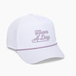 Have A Day White & Purple Rope Hat - Breezy Golf