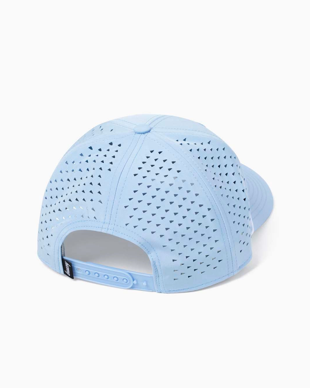 Have A Day Perforated Patch Hat - Blue - Breezy Golf
