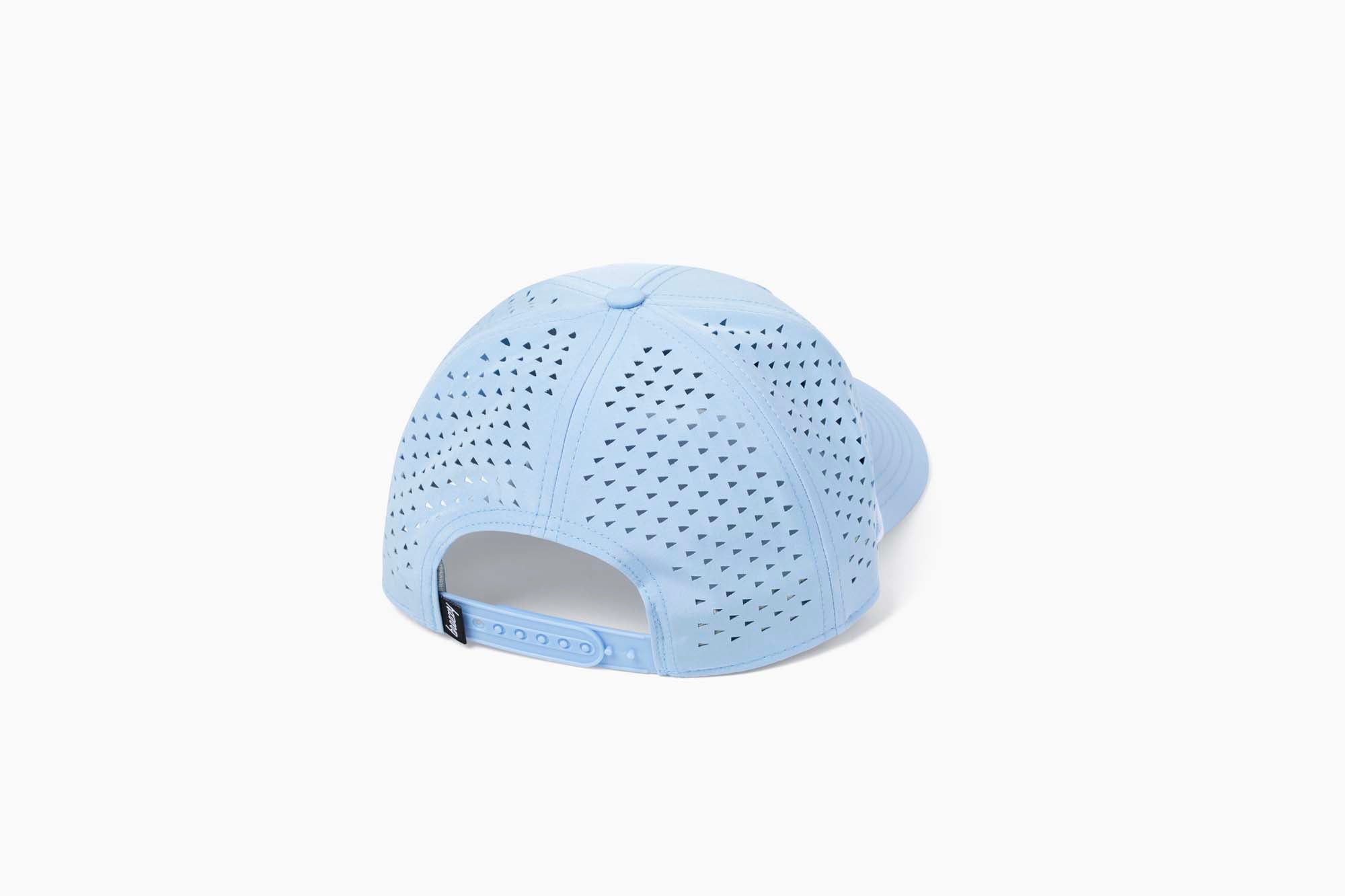 Have A Day Perforated Patch Hat - Blue - Breezy Golf