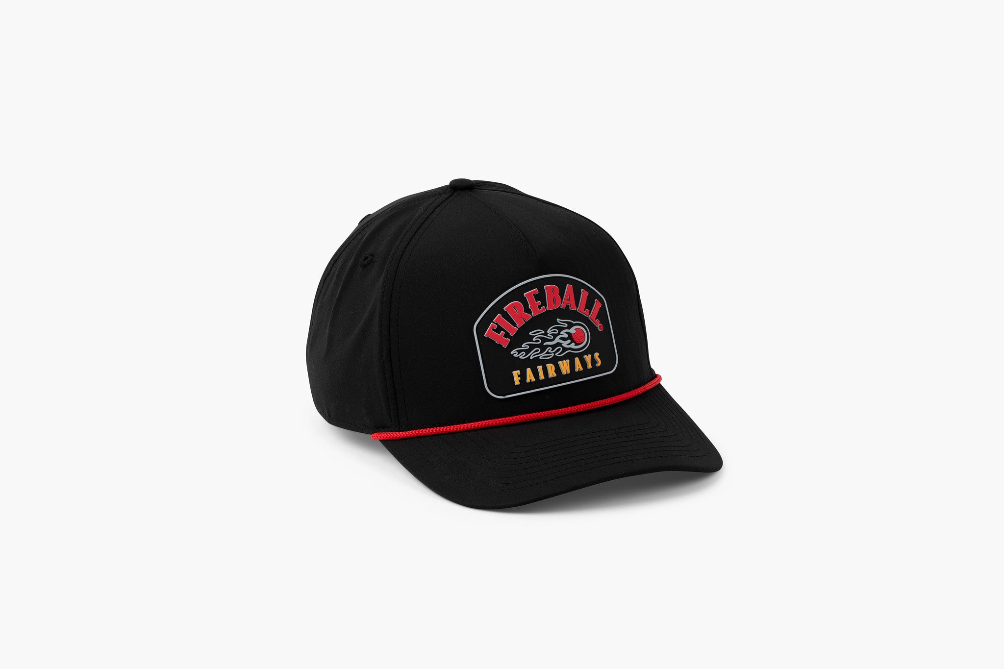 Black Fireball Fairways Rope Hat