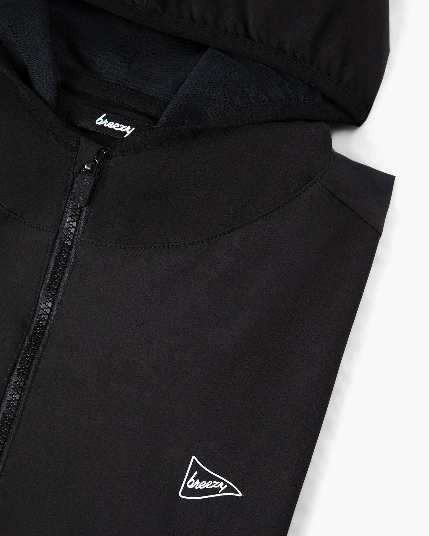 The Breezy Rain Jacket Black - Breezy Golf