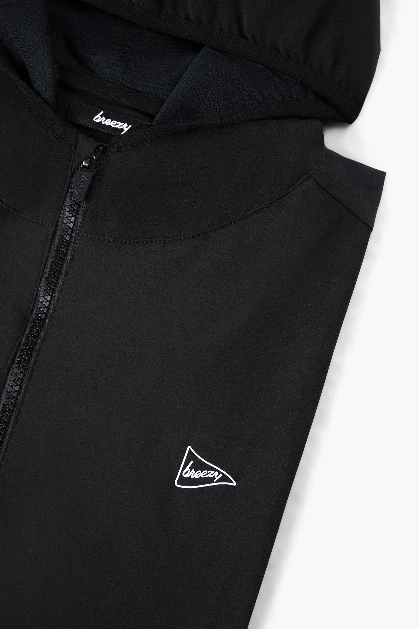 The Breezy Rain Jacket Black | Breezy Golf | Performance Golf Apparel