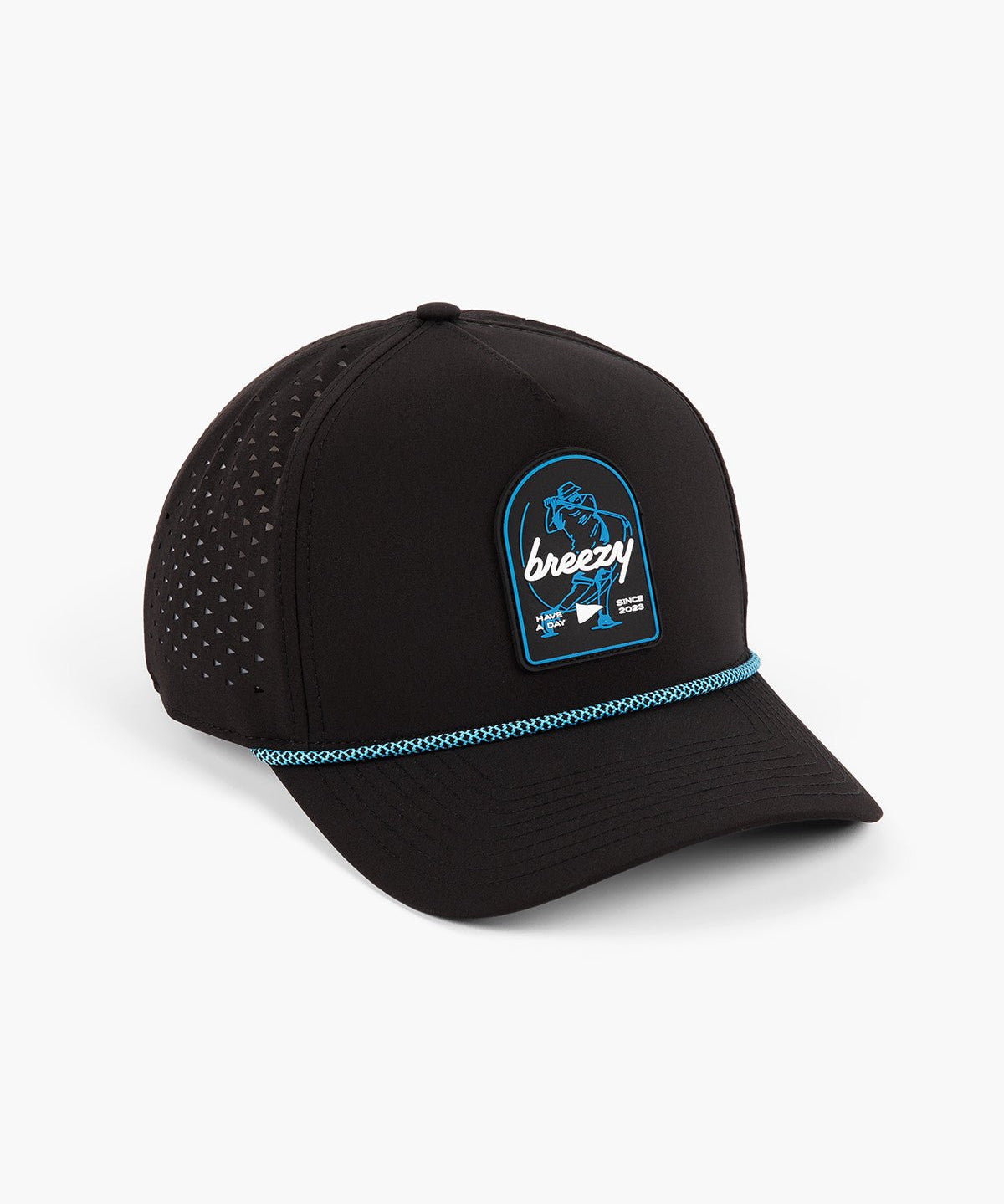 The FP Swing Black Performance Hat - Breezy Golf