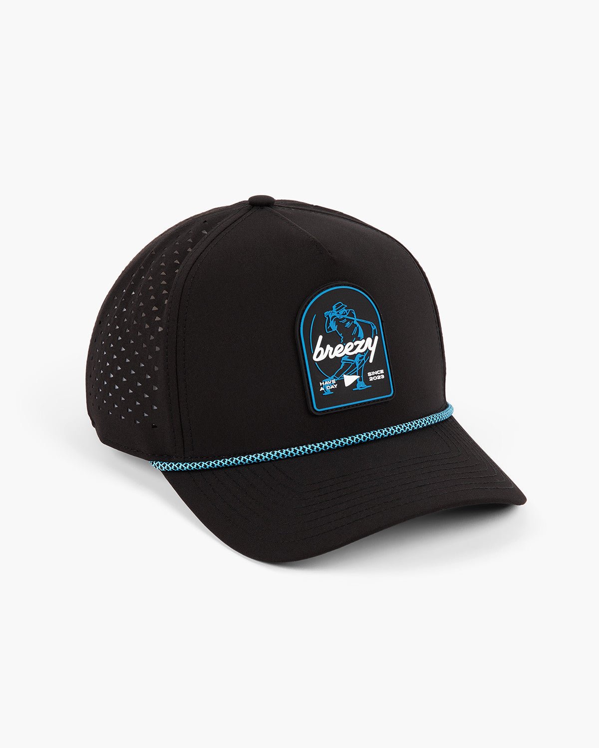 The FP Swing Black Performance Hat - Breezy Golf