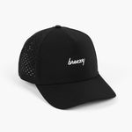 The Breezy Script Perforated Hat - Breezy Golf