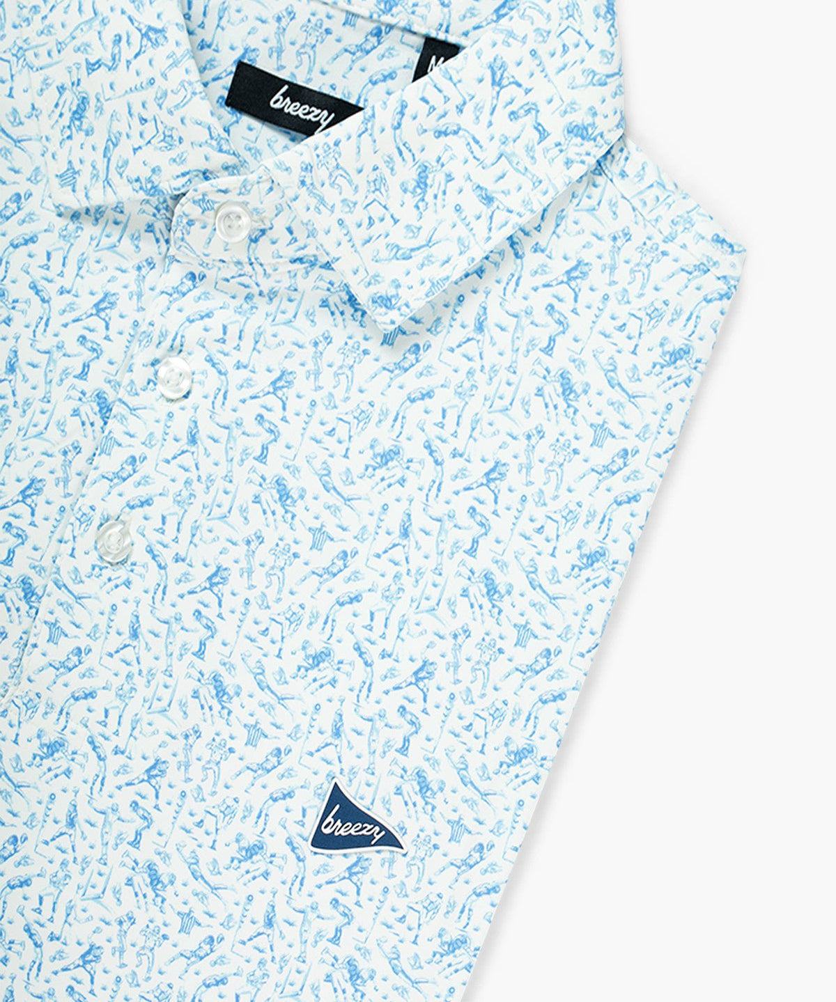 The Duh Nuh Nuh Polo - Breezy Golf