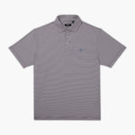 The Striped Polo Maroon - Breezy Golf