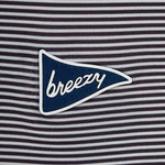 The Striped Polo Maroon - Breezy Golf