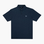 The Athletic Chevron Polo Navy - Breezy Golf