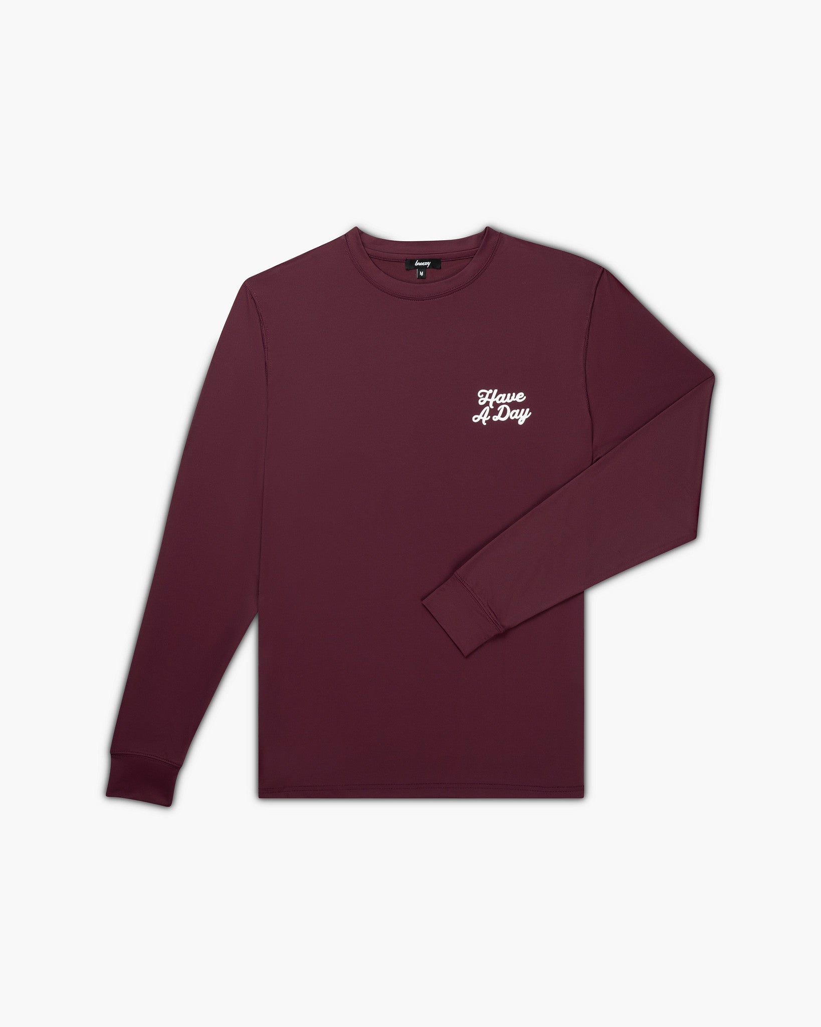 Range Long Sleeve Maroon - Breezy Golf