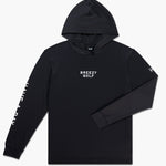 Range Hoodie Breezy Script Black - Breezy Golf
