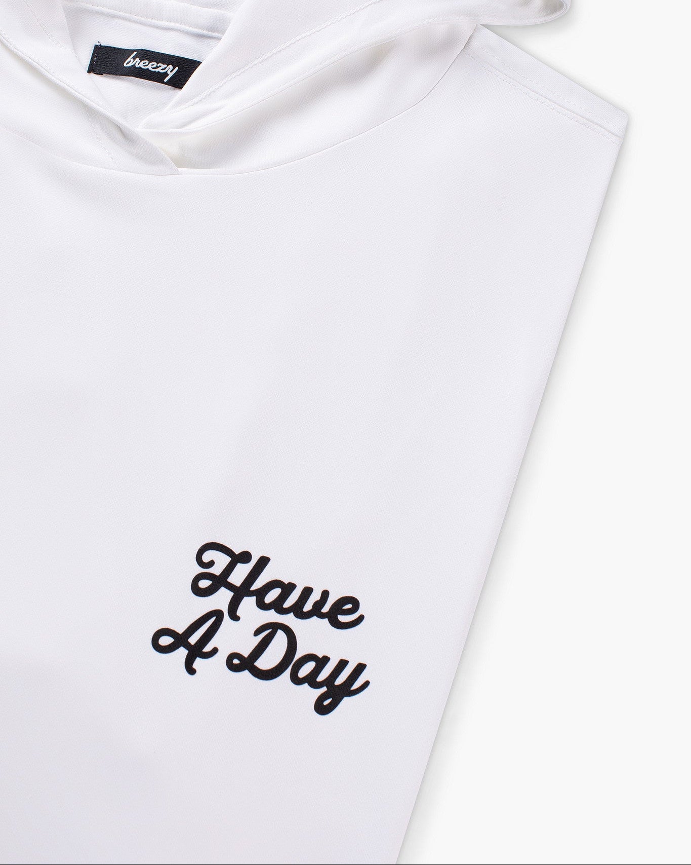 Range Hoodie White - Breezy Golf