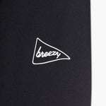 Range Hoodie Breezy Script Black - Breezy Golf
