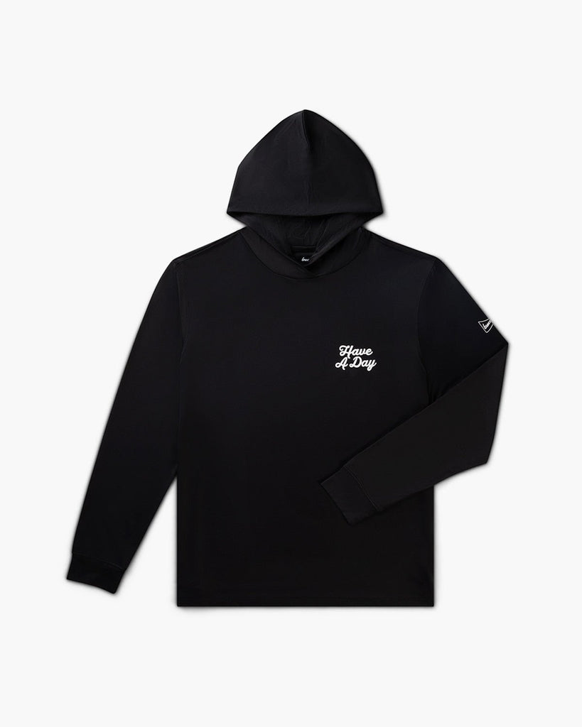 Range Hoodie Black Golf Outerwear | Breezy Golf