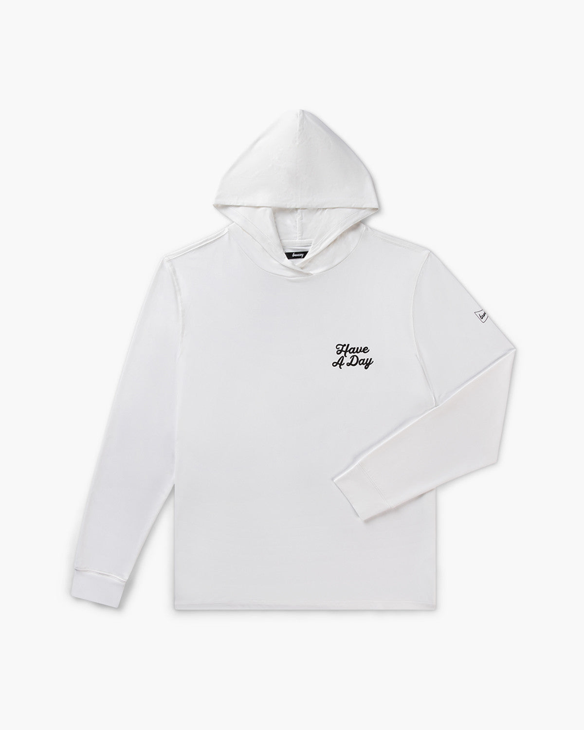 Range Hoodie White | Breezy Golf | Performance Golf Apparel