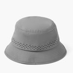 Have A Day Grey Perforated Bucket Hat - Breezy Golf