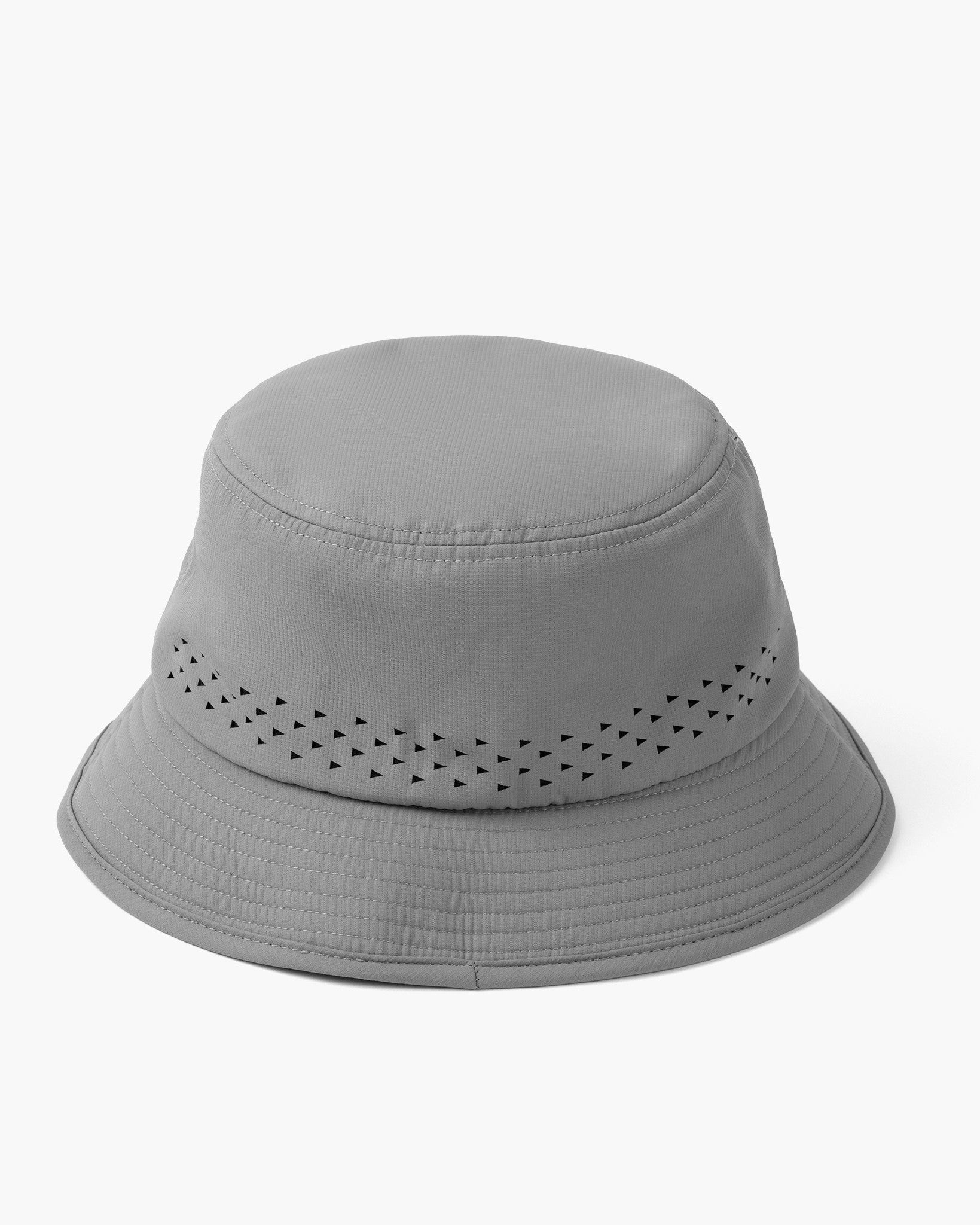 Have A Day Grey Perforated Bucket Hat - Breezy Golf