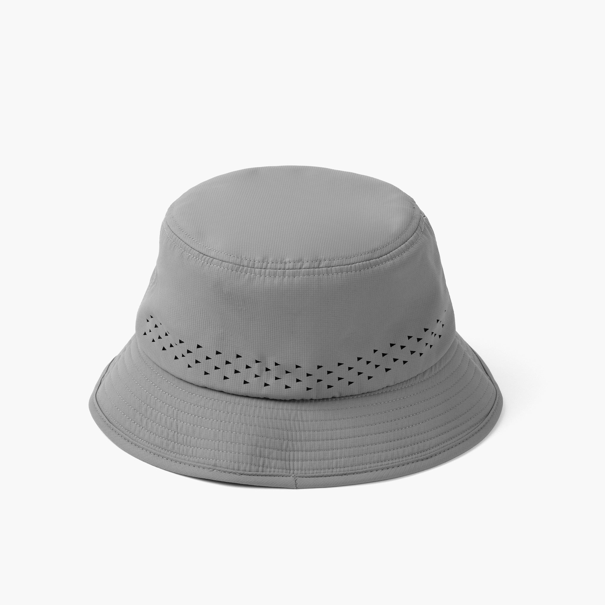 Have A Day Grey Perforated Bucket Hat | Breezy Golf | Performance Golf Apparel