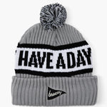 Have A Day Knit Beanie Grey - Breezy Golf