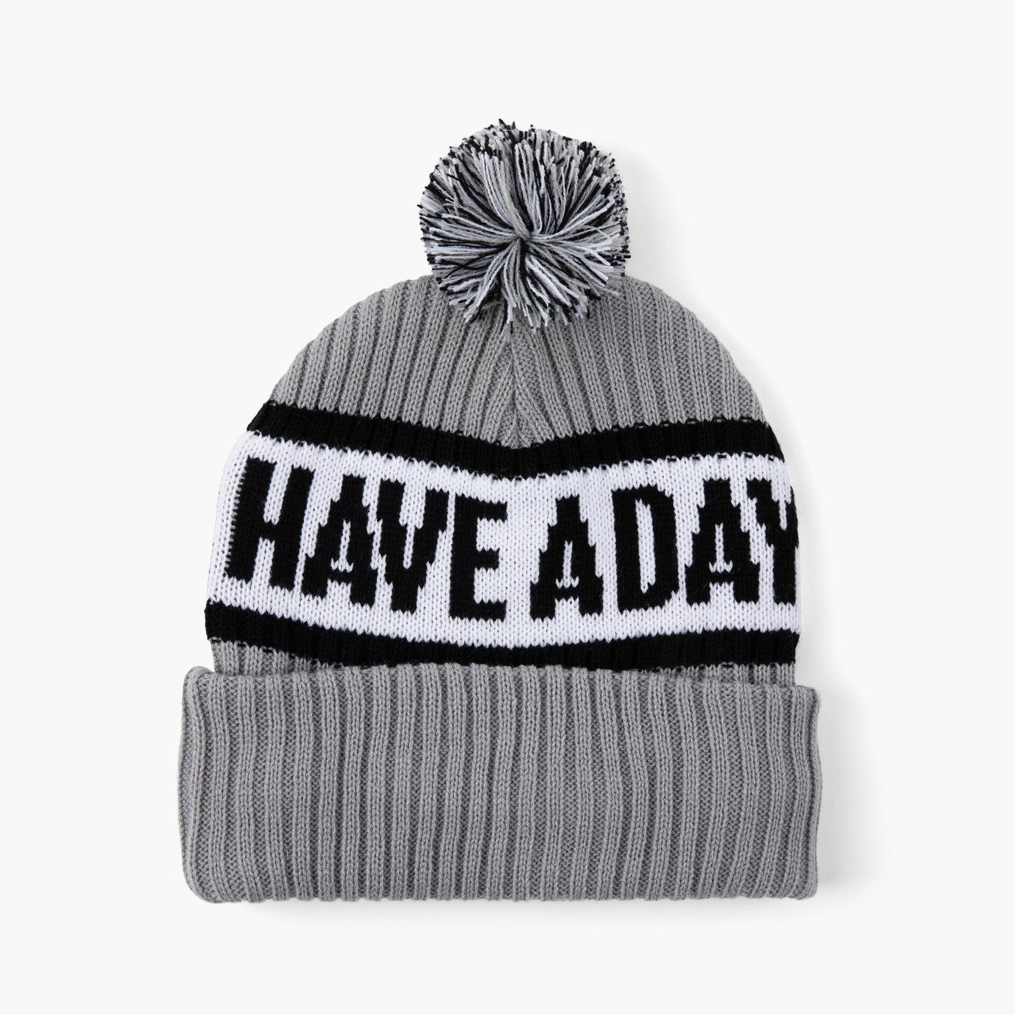 Have A Day Knit Beanie Grey | Breezy Golf