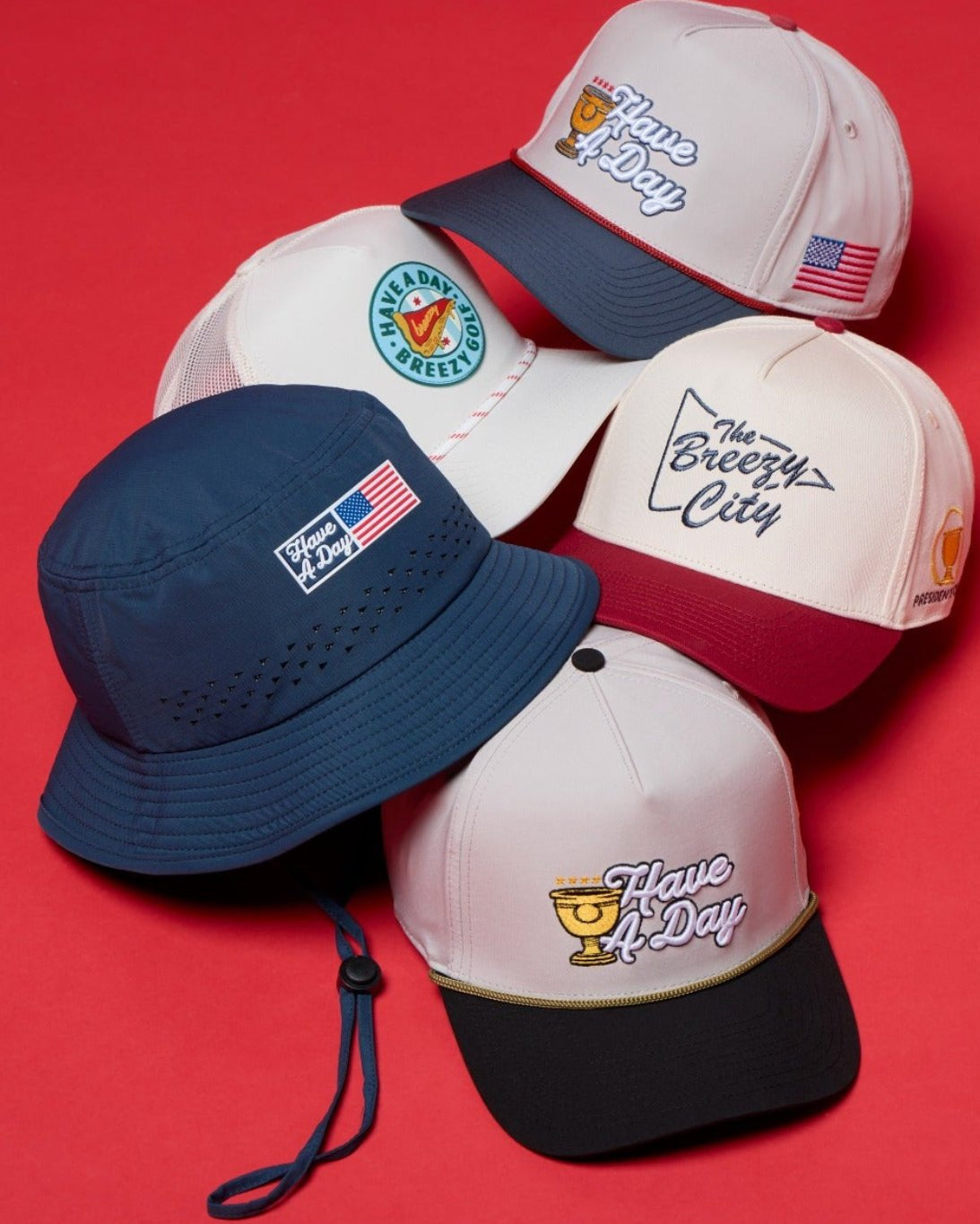 USA Bucket Hat - Breezy Golf