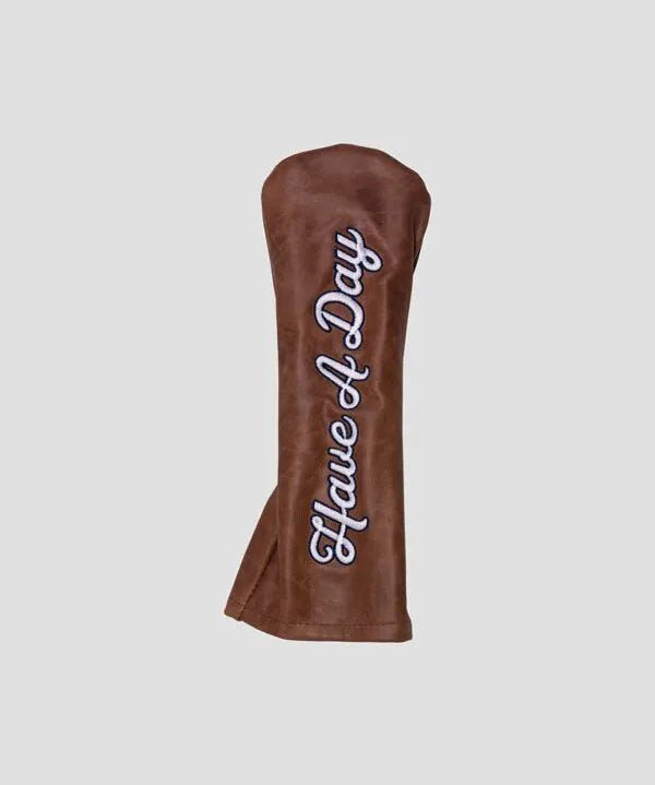 Have A Day Premium Leather Fairway Wood Headcover - Breezy Golf