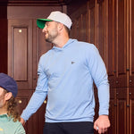The Gimme Hoodie Vista Blue - Breezy Golf