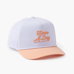 Have A Day White & Peach Rope Hat - Breezy Golf