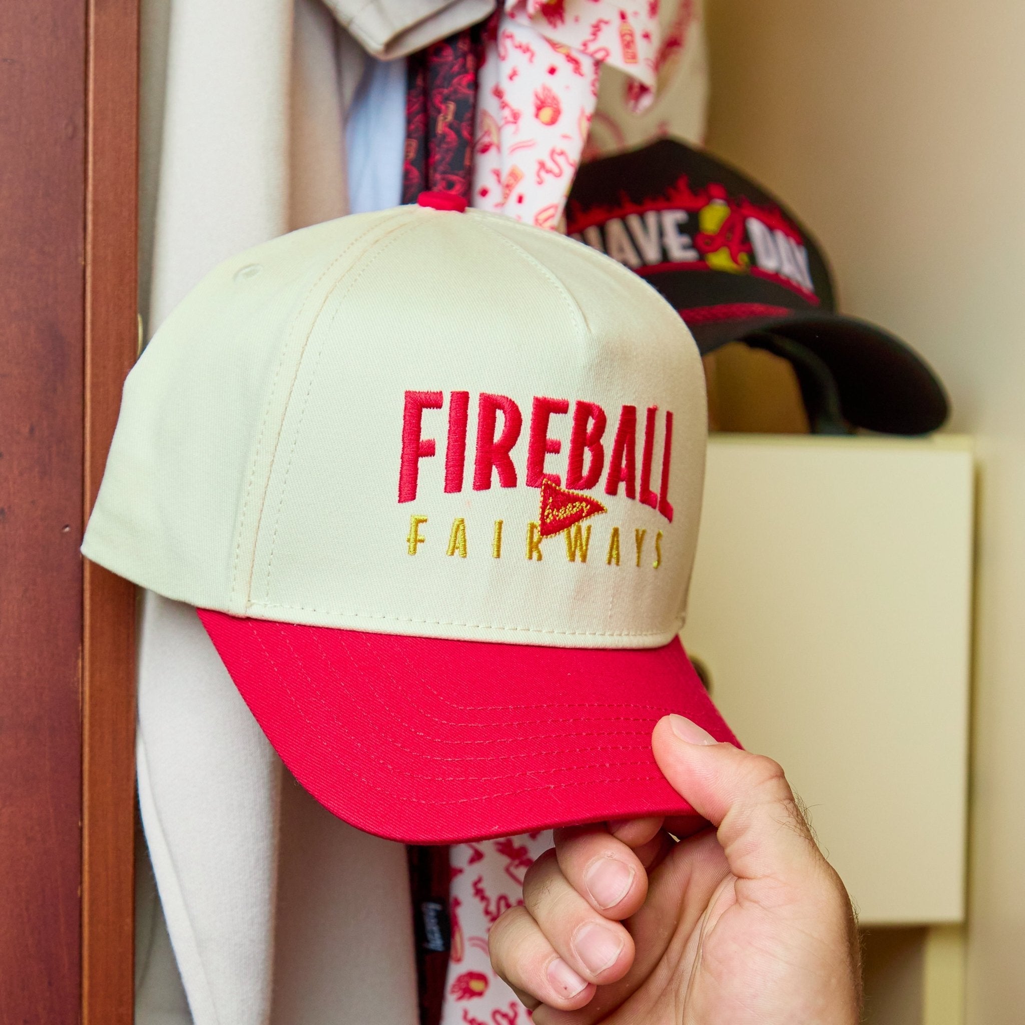 Fireball x Breezy Have A Day Vintage Contrast Bill Hat | Breezy Golf | Performance Golf Apparel