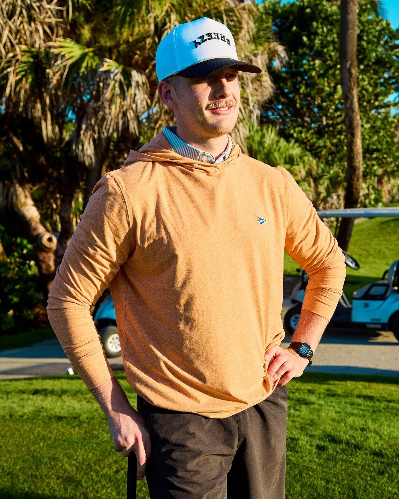 Flipped Breezy Rope Hat Black - Breezy Golf