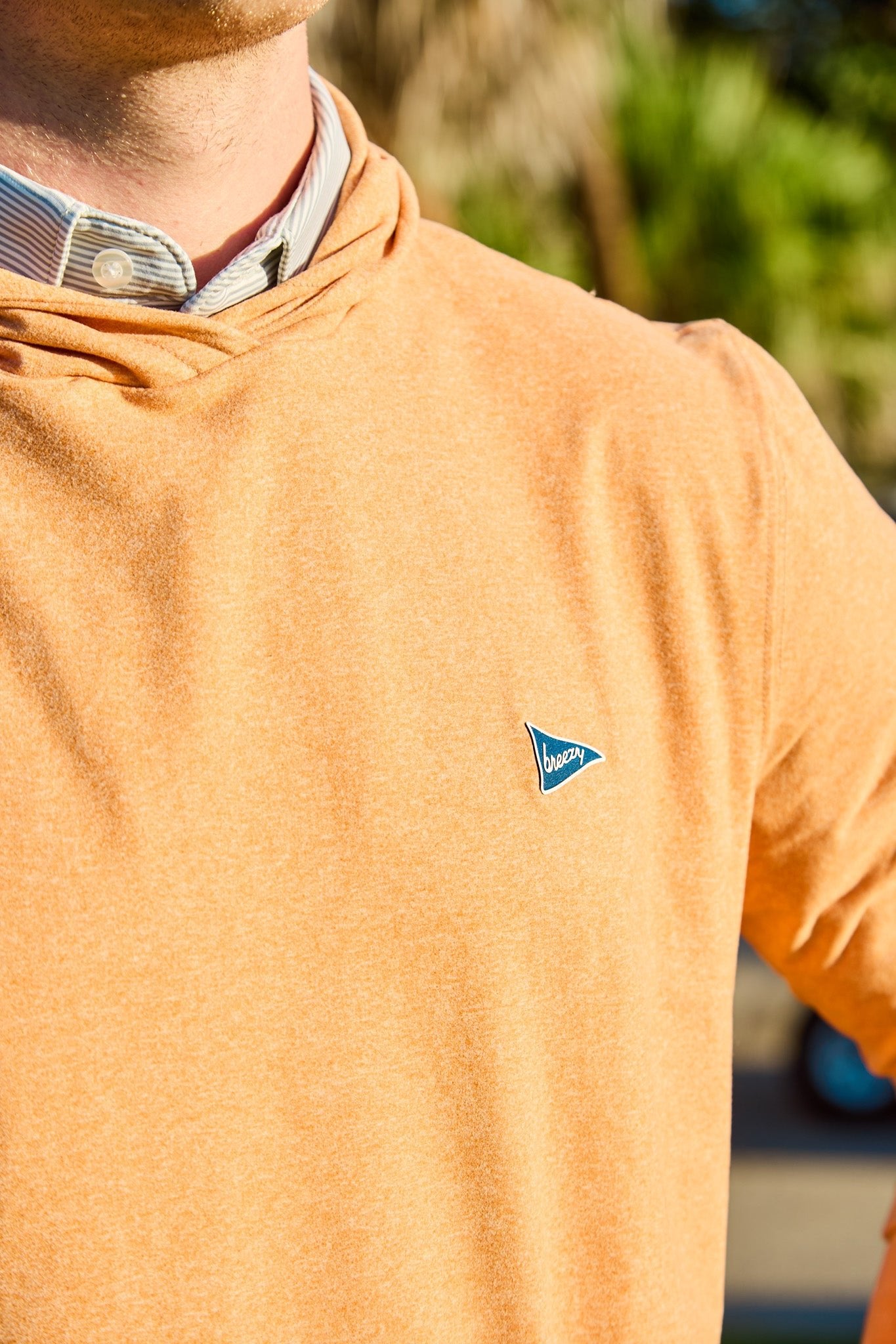 The Gimme Hoodie Horizon Orange - Breezy Golf