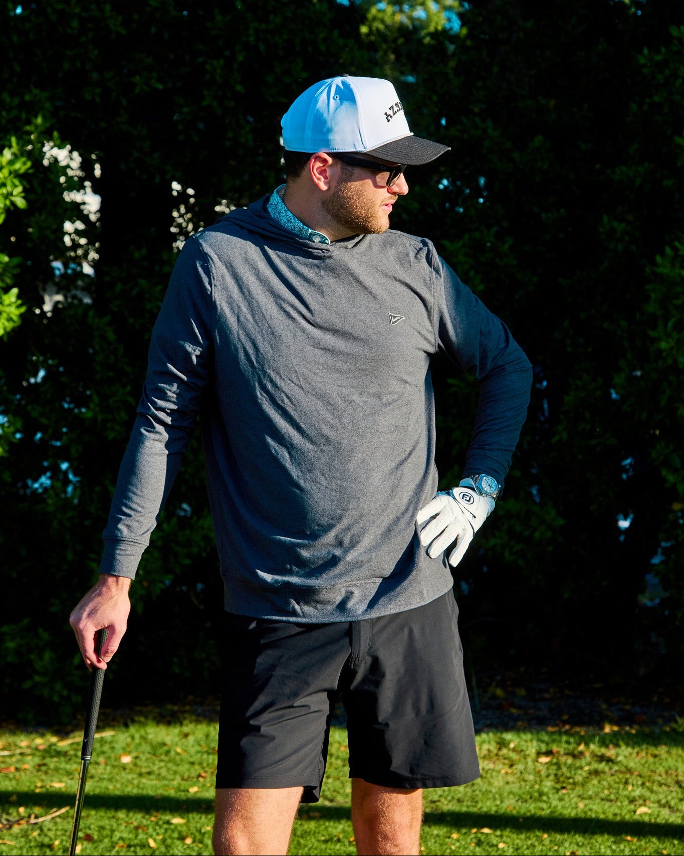 Flipped Breezy Rope Hat Black - Breezy Golf