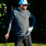 The Gimme Hoodie Heather Black - Breezy Golf