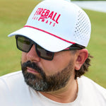 Fireball x Breezy Fireball Fairways Perforated White Hat - Breezy Golf