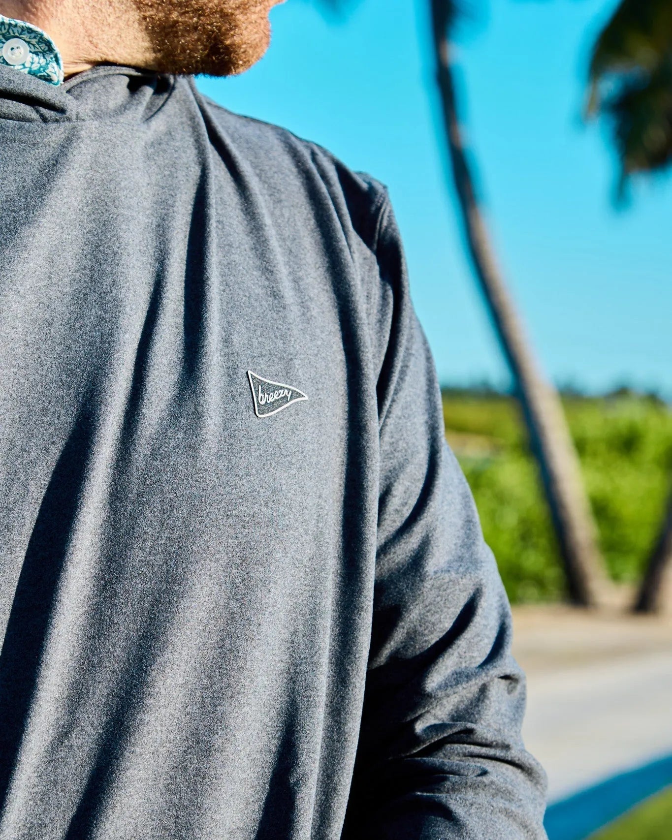 The Gimme Hoodie Heather Black - Breezy Golf