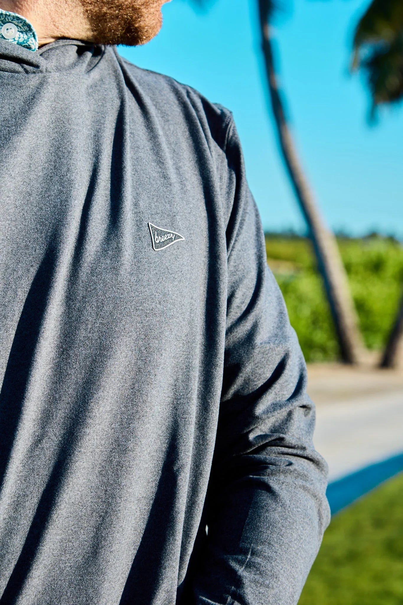 The Gimme Hoodie Heather Black | Breezy Golf | Performance Golf Apparel