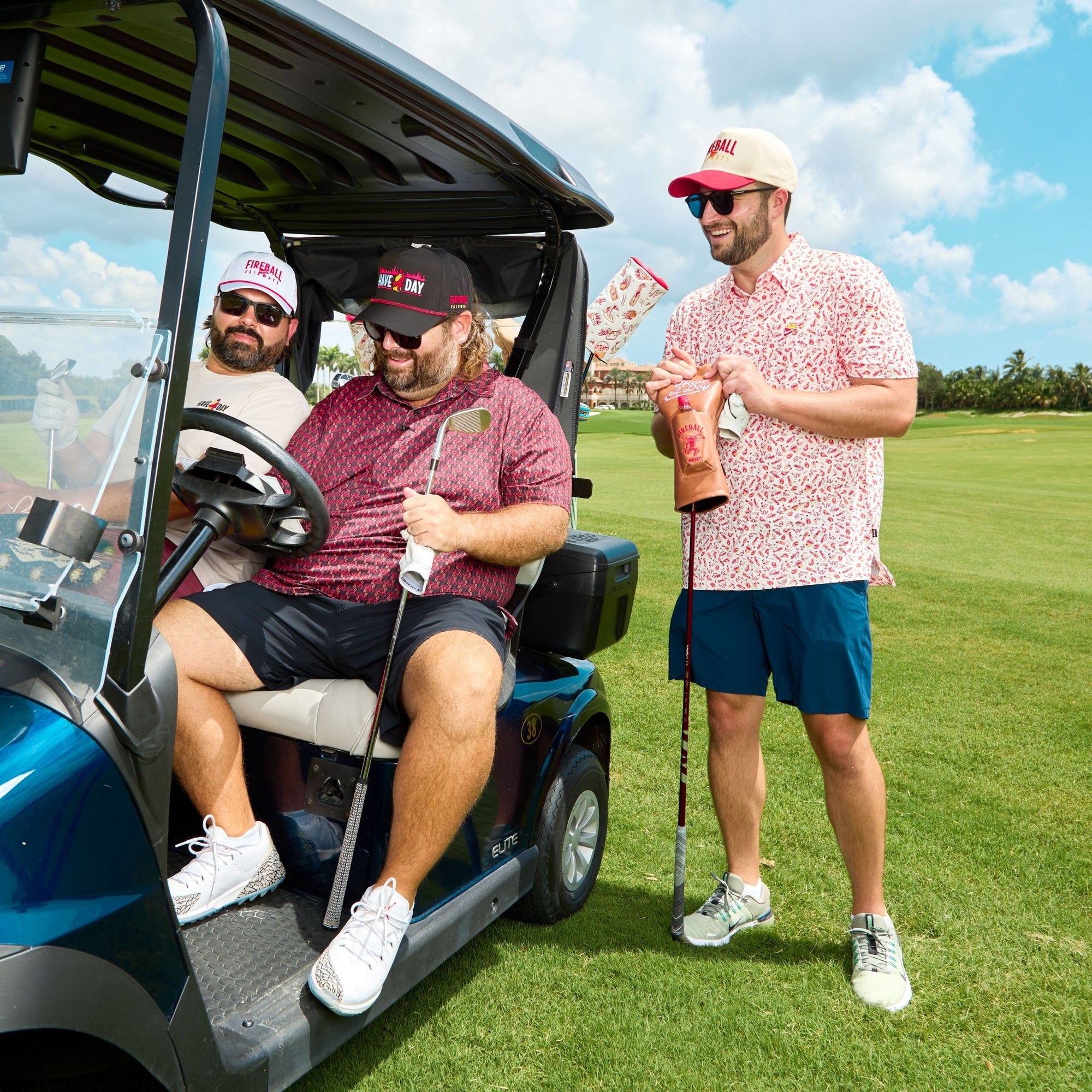 Fireball x Breezy The Tee - Off Starter Pack Polo - Breezy Golf