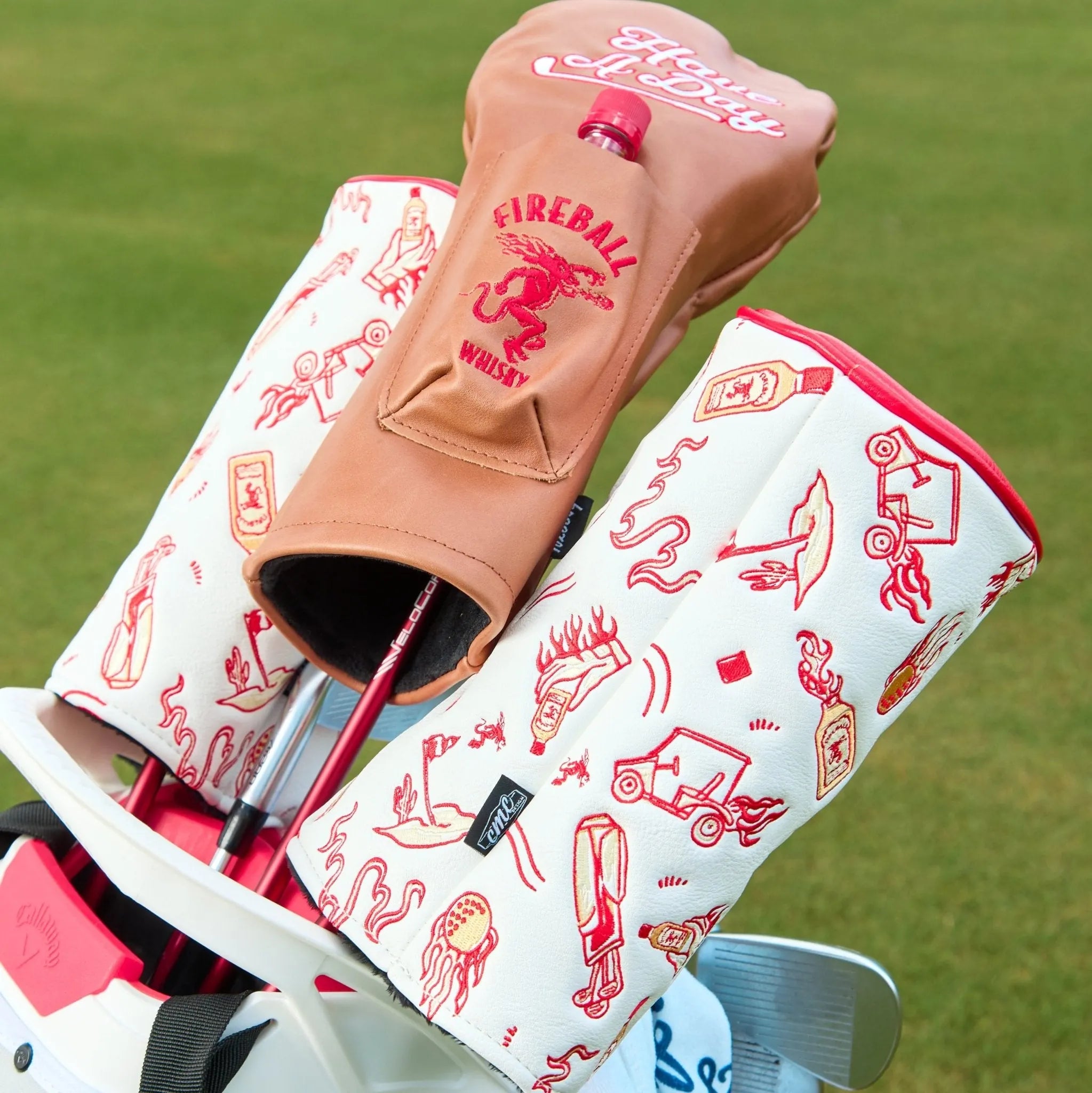 Fireball x Breezy Barrel Driver Headcover | Breezy Golf | Performance Golf Apparel