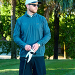 Flipped Breezy Rope Hat Navy - Breezy Golf