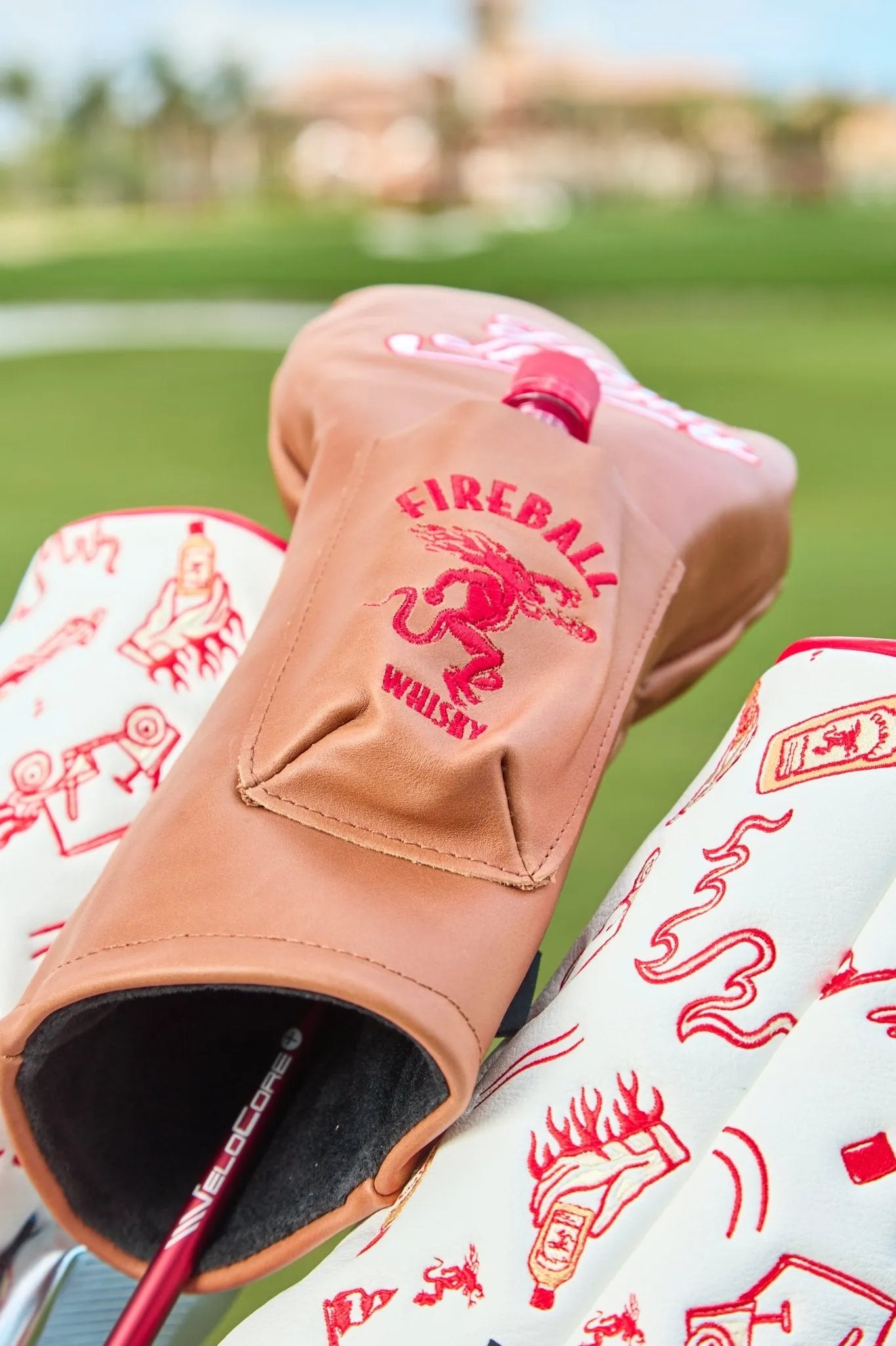 Fireball x Breezy Have A Day Driver Headcover 2025 | Breezy Golf | Performance Golf Apparel