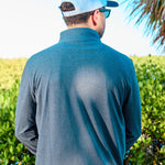 The Gimme Quarter - Zip Heather Black - Breezy Golf